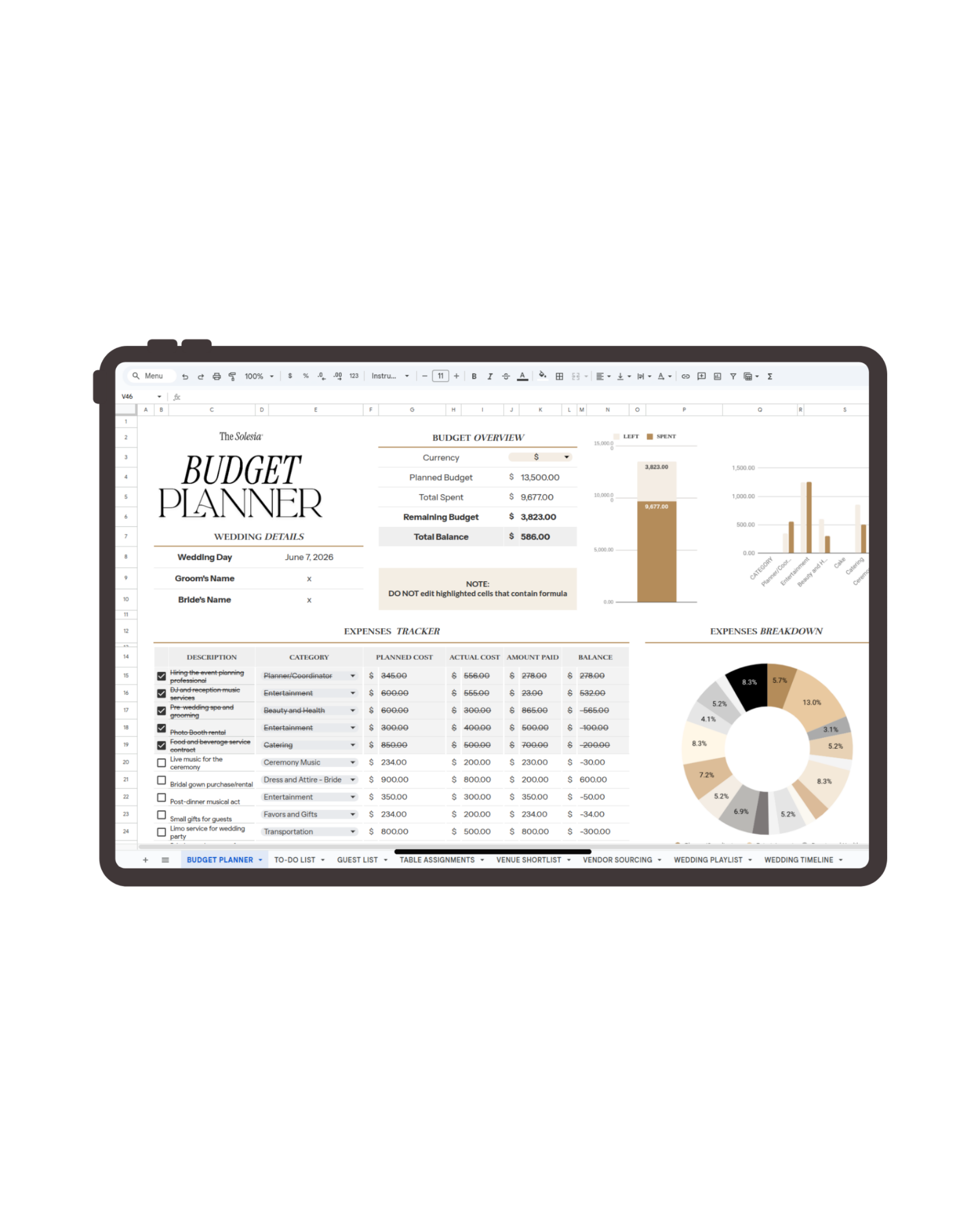 The Solesia Wedding Planner