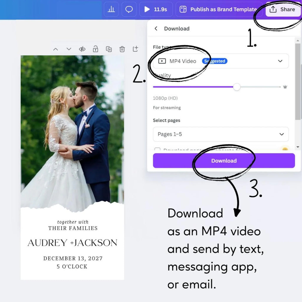The Solesia Digital Wedding Invite