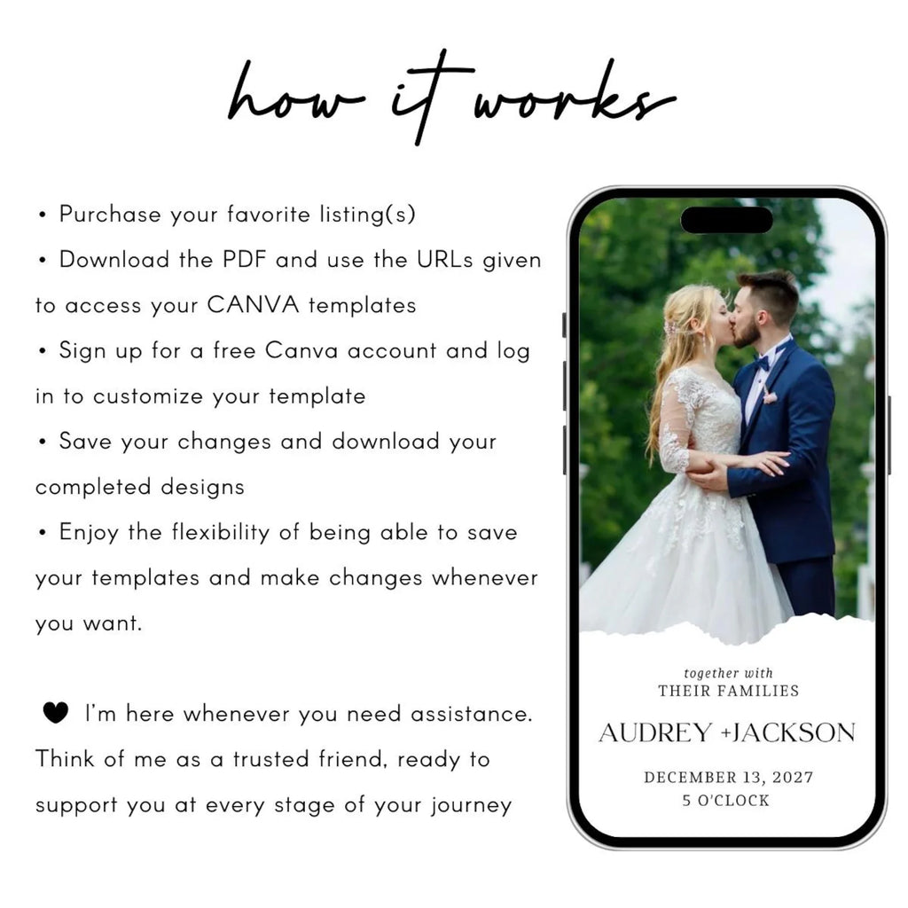 The Solesia Digital Wedding Invite